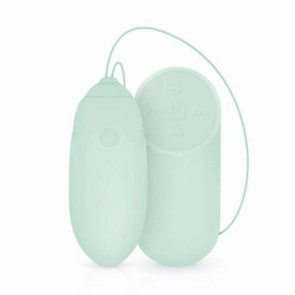LUV EGG Remote Control Vibrating Egg Mint Green Silicone Vibe Sex Toy