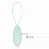 LUV EGG Remote Control Vibrating Egg Mint Green Silicone Vibe Sex Toy