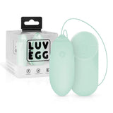 LUV EGG Remote Control Vibrating Egg Mint Green Silicone Vibe Sex Toy