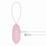 LUV EGG Remote Control Vibrating Egg Pink Silicone Bullet Vibe Sex Toy