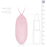 LUV EGG Remote Control Vibrating Egg Pink Silicone Bullet Vibe Sex Toy