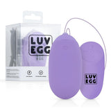 LUV EGG XL Vibrating Egg Remote Control Purple Silicone Extra Large Vibe Sex Toy
