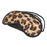 Lux Fetish Peek-A-Boo Love Mask Leopard Print Blindfold Sensory Play