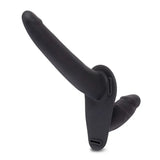 Lux Fetish Silicone Strap-On Harness Dildo Internal Penetration Pegging Sex Toy