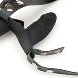 Lux Fetish Silicone Strap-On Harness Dildo Internal Penetration Pegging Sex Toy