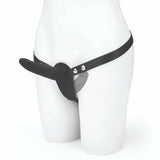 Lux Fetish Silicone Strap-On Harness Dildo Internal Penetration Pegging Sex Toy