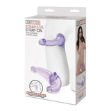 Lux Fetish Strapless Strap-On Dildo Purple G-Spot Penis Pegging Sex Toy