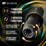 M For Men 3rd Base Vibrating Rotating Stroker Oral Penis Masturbator Sex Toy