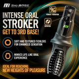 M For Men 3rd Base Vibrating Rotating Stroker Oral Penis Masturbator Sex Toy