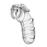 Man Cage 05 5.5" Cock Cage Transparent Male Chastity Penis Restriction Fetish