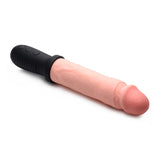 Master Series 8X Auto Pounder Vibrating & Thrusting Dildo with Handle Realistic Penis Vibrator Sex Toy