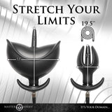 Master Series Ass Bound Anchor Inflatable Silicone Detachable Anal Plug Sex Toy