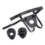 Master Series Ass Holster Butt Plug Harness Faux Leather Anal Sex Play