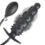 Master Series Ass Puffer Nubbed Inflatable Butt Plug Hardcore Anal Gape Pump Sex Toy