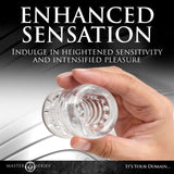 Master Series Ball Stack Ball Stretcher Clear Testicle Band Male Orgasm Enhancer