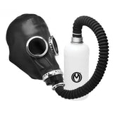 Master Series Dark Inhaler Gas Mask with Aroma Bottle Scent Fetish Bondage Play