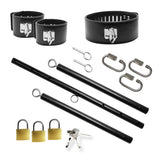 Master Series Dominion Bar Spreader Bar with Collar Cuff Restraints Bondage Play