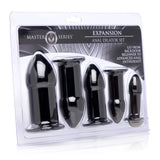 Master Series Expansion Anal Dilator Set Butt Plug 5 Size Training Kit