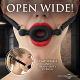 Master Series Forced Silicone Feeding Gag Mouth Restraint Bondage Play