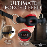 Master Series Forced Silicone Feeding Gag Mouth Restraint Bondage Play