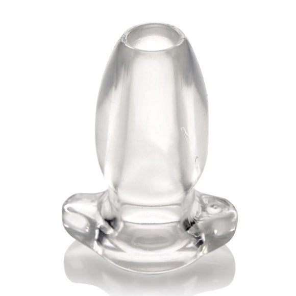 Master Series Gape Glory Large Butt Plug Clear Hollow Open Wide Tunnel Enema Play Anal Sex Toy
