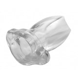 Master Series Gape Glory Large Butt Plug Clear Hollow Open Wide Tunnel Enema Play Anal Sex Toy