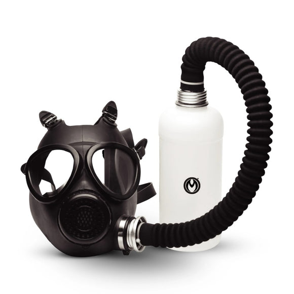 Master Series Inhaler Gas Mask with Bottle Sensory Smell Fetish Play BDSM