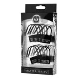 Master Series Keyholder Numbered Plastic Chastity Cage Locks (10 Pack)