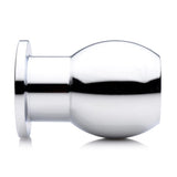 Master Series Large Abyss 1.9 Inch Hollow Anal Dilator Metal Tunnel Gape Butt Plug