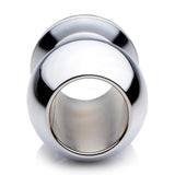 Master Series Large Abyss 1.9 Inch Hollow Anal Dilator Metal Tunnel Gape Butt Plug