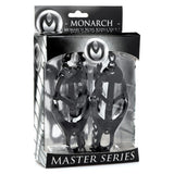 Master Series Monarch Noir Nipple Vice Clover Clamps Chain Fetish Play