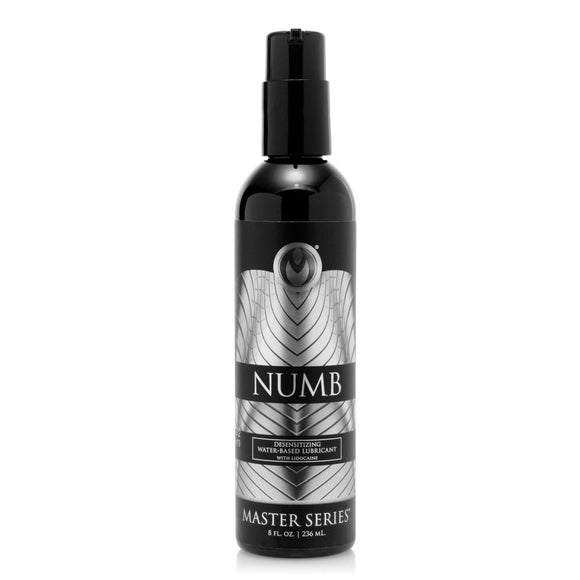 Master Series Numb Desensitizing Anal Lubricant with Lidocaine 236ml
