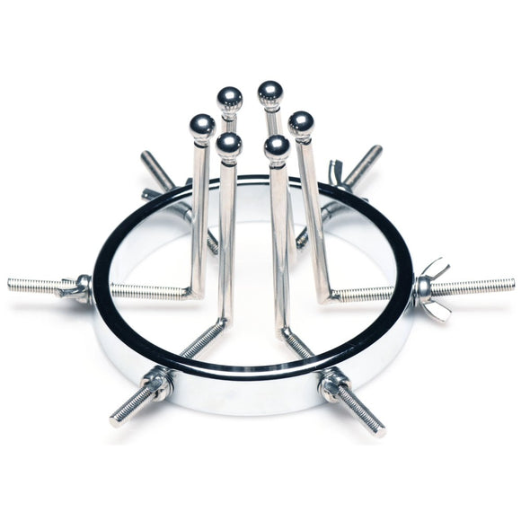 Master Series Oculus Stainless Steel Anal Explorer Gape Speculum Ring