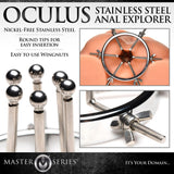 Master Series Oculus Stainless Steel Anal Explorer Gape Speculum Ring
