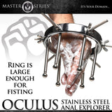 Master Series Oculus Stainless Steel Anal Explorer Gape Speculum Ring