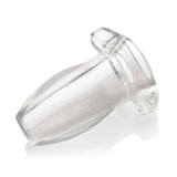 Master Series Peephole Small Butt Plug Clear Hollow Tunnel Open Gape Enema Play Beginners Anal Sex Toy