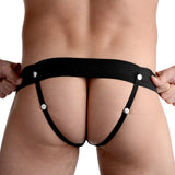Master Series Pumper Inflatable Hollow Strap-On Dildo Elastic Harness Bulb Pump Anal Sex Gape