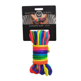 Master Series Rainbow Colour Rope 32ft Shibari Bondage BDSM Play