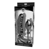 Master Series Renegade Inflatable Rubber Penis Dildo Latex Pump Anal Gape Stretch Sex Toy