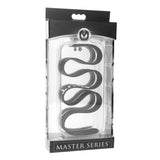 Master Series Slut Silicone Collar Adjustable Black Choker BDSM Play