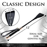 Master Series Stallion 12 Inch Riding Crop Spanking Fetish BDSM Play