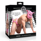 Master Series Swine Pig Neoprene Pink Bondage Hood Roleplay Fetish Mask