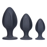 Master Series Triple Juicers Silicone Butt Plug Anal Trainer Starter Set Sex Toy