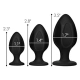 Master Series Triple Juicers Silicone Butt Plug Anal Trainer Starter Set Sex Toy