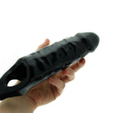 Master Series XL Black Mamba Penis Sleeve Extra Large Cock Girth Extension Sheath