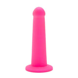 Me You Us 7" Curved Pink Silicone Dildo Semi Realistic Fun Sex Toy