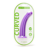 Me You Us 7 Inch Curved Silicone Dildo Purple Semi Realistic G-Spot Sex Toy