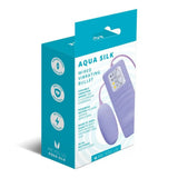 Me You Us Aqua Silk Wired Vibrating Purple Egg Bullet 4 Speed Vibrator Waterproof Sex Toy