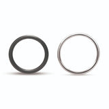 Me You Us Black Adjustable Strap-On Dildo Harness Crotchless Unisex 2 Rings