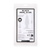 Me You Us Black Butt Plug Medium Size Classic Smooth Safe Anal Sex Toy
